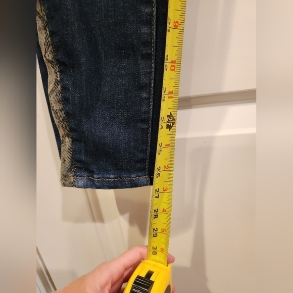 Pilcro by Anthropologie Zipper and Detail Ankle High Rise Skinny Jeans Sz 26 - Picture 6 of 12